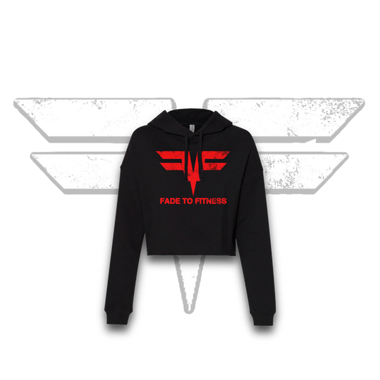 “FTF” Cropped-Hoodie